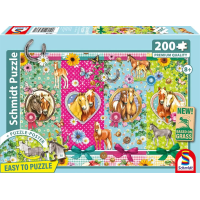 SCHMIDT Puzzle Koňská radost 200 dílků
