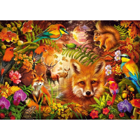 SCHMIDT Puzzle Květiny, srst a peří 1000 dílků