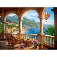 CASTORLAND Puzzle Meditace v Černé Hoře 2000 dílků