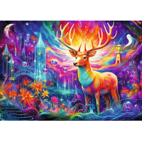 TREFL Puzzle Mystický jelen 1000 dílků