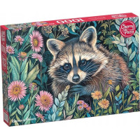 CHERRY PAZZI Puzzle Mýval v květinách 1000 dílků
