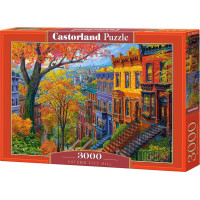CASTORLAND Puzzle Podzimní město 3000 dílků