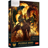 TREFL Puzzle Premium Plus Hra o trůny: Rod draka 1000 dílků