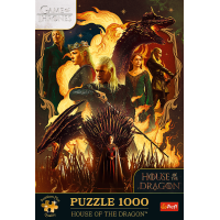 TREFL Puzzle Premium Plus Hra o trůny: Rod draka 1000 dílků