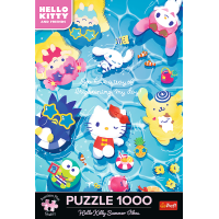 TREFL Puzzle Premium Plus Hello Kitty: Na letní vlně 1000 dílků