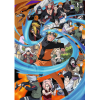 TREFL Puzzle Premium Plus Naruto Shippuden 1000 dílků