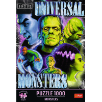 TREFL Puzzle Premium Plus Příšery 1000 dílků