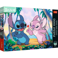 TREFL Puzzle Premium Plus Stitch & Angel 1000 dílků