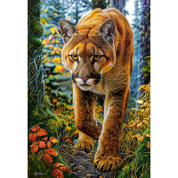 CASTORLAND Puzzle Puma americká v lese 1500 dílků