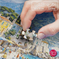 CHERRY PAZZI Puzzle Vesnička u moře 1000 dílků