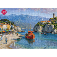 CHERRY PAZZI Puzzle Vesnička u moře 1000 dílků