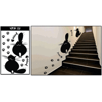 Samolepky na zeď KOČKY COLOR - vzor 12