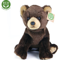 Rappa Plyšový medvěd sedící 25 cm ECO-FRIENDLY