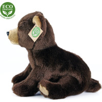 Rappa Plyšový medvěd sedící 25 cm ECO-FRIENDLY