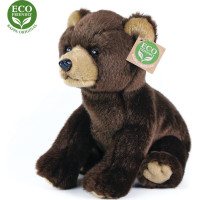 Rappa Plyšový medvěd sedící 25 cm ECO-FRIENDLY