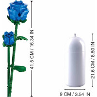 Sluban Flowers M38-B1101-11 Modrá růže ve váze