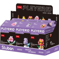 Sluban Flowers M38-P8029 Rostliny v květináči Displej 6 ks