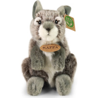 Rappa Plyšový zajíc šedý sedící 20 cm ECO-FRIENDLY