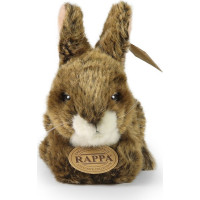 Rappa Plyšový králík hnědý ležící 17 cm ECO-FRIENDLY