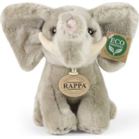 Rappa Plyšový slon sedící 18 cm ECO-FRIENDLY