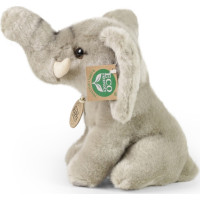 Rappa Plyšový slon sedící 18 cm ECO-FRIENDLY