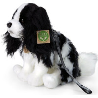 Rappa Plyšový pes Kavalier s vodítkem 27 cm ECO-FRIENDLY