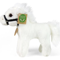 Rappa Plyšový kůň bílý 18 cm ECO-FRIENDLY