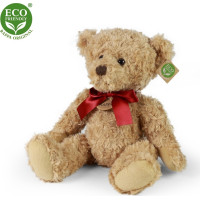 Rappa Plyšový medvěd retro sedící 28 cm ECO-FRIENDLY