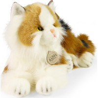 Rappa Plyšová kočka calico trojbarevná 30 cm ECO-FRIENDLY