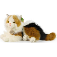 Rappa Plyšová kočka calico trojbarevná 30 cm ECO-FRIENDLY