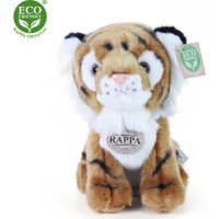 Rappa Plyšový tygr sedící 18 cm ECO-FRIENDLY