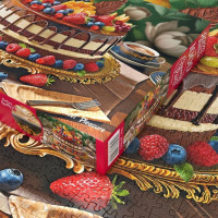 CHERRY PAZZI Puzzle Sladké potěšení - dort 1000 dílků