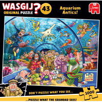 JUMBO Puzzle WASGIJ 43: Hrátky v akváriu 1000 dílků