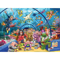 JUMBO Puzzle WASGIJ 43: Hrátky v akváriu 1000 dílků