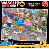 JUMBO Puzzle WASGIJ 46: Šílenství střední uličky 1000 dílků