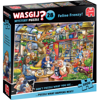 JUMBO Puzzle WASGIJ Mystery 28: Kočičí šílenství 1000 dílků