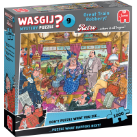 JUMBO Puzzle WASGIJ Mystery 9: Velká vlaková loupež 1000 dílků