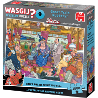 JUMBO Puzzle WASGIJ Mystery 9: Velká vlaková loupež 1000 dílků