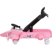 CHIPOLINO Chodítko interaktivní Airplane 3v1 Pink