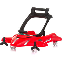 CHIPOLINO Chodítko interaktivní Airplane 3v1 Red