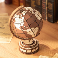 ROBOTIME Rolife 3D dřevěné puzzle Globus 277 dílků