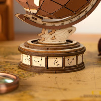 ROBOTIME Rolife 3D dřevěné puzzle Globus 277 dílků