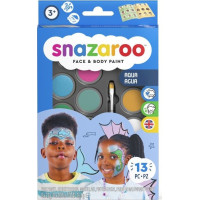 SNAZAROO Sada 8 barev na obličej Vodní svět