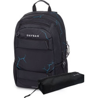 OXYBAG Studentský batoh + etue OXY Sport Abstract