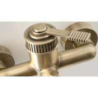 Sapho VERSI nástěnná vanová baterie, bronz RV010/18