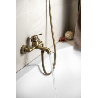 Sapho VERSI nástěnná vanová baterie, bronz RV010/18