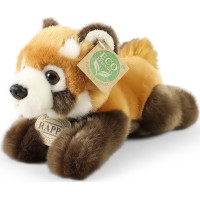 Rappa Plyšová panda červená ležící 20 cm ECO-FRIENDLY
