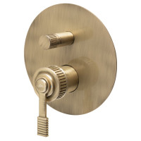 Sapho VERSI podomítková sprchová baterie, 2 výstupy, bronz RV042/18