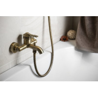 Sapho VERSI nástěnná vanová baterie, bronz RV010/18