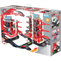 MOCHTOYS Mega garáže - parkovací set se silnicí